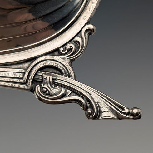 北歐復古 830 純銀維京長船微縮模型 167克