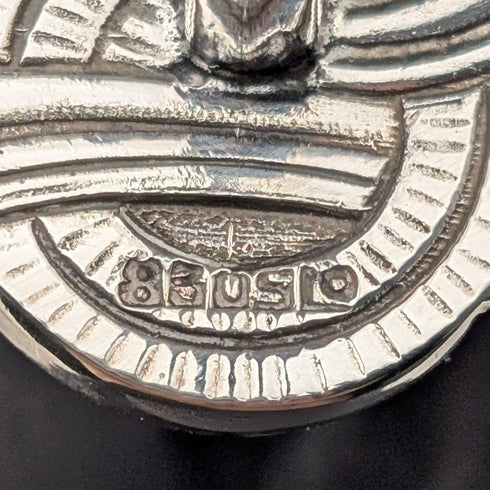 北歐復古 830 純銀維京長船微縮模型 167克