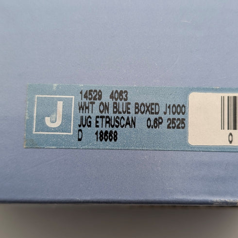 英国ヴィンテージ ウェッジウッド ジャスパーウェア製 ジャグ 箱・カタログ付き