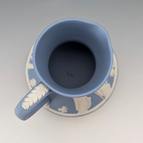 英国ヴィンテージ ウェッジウッド ジャスパーウェア製 ジャグ 箱・カタログ付き