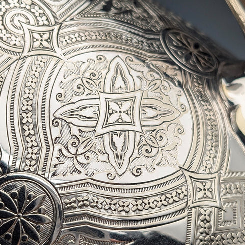 英国アンティーク シルバープレート製 ティー&コーヒーセット