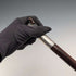 1935 British Vintage Brown Shaft Dog Head Handle Sterling Silver Cane 86cm Jonathan Howell