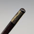 Circa 1900 British Antique Brown Handle L-Handle Sterling Silver Decorated Walking Stick, 92cm, by Julius Klinkhardt
