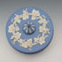 Vintage British Wedgwood Jasperware Round Bonbonniere in Pale Blue