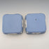 英國韋奇伍德復古碧玉方形帶蓋盒子,一對,淺藍色