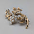 Antique 9ct Gold & Pearl Grape Brooch in Case