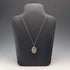 Vintage Sterling Silver Oval Locket Pendant with Sterling Silver Necklace, 15.2g Total