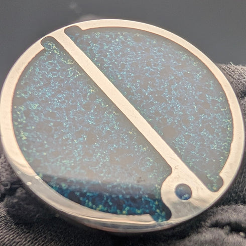 1979年英國登喜路 (Dunhill) 出品的復古純銀袖扣,附原廠盒