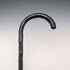ヴィンテージ ねじれブラックシャフト 曲がりハンドル ステッキ 杖 84cm