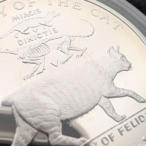 英国マン島 クラウン銀貨 猫の歴史シリーズ:4枚セット PobjoyMint ケース・説明書付