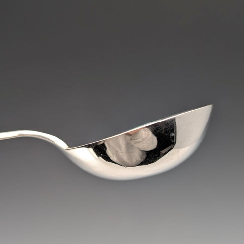 1865 British Antique Sterling Silver Tea Caddy Spoon, 12.5g, Charles Boynton