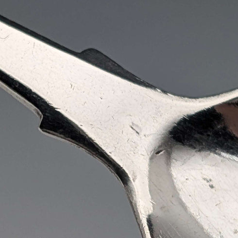 1840 British Antique Sterling Silver Tea Caddy Spoon, 19.3g, John James Whiting