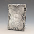 1903 British Antique Sterling Silver Double-Opening Card Case by EJ Houlston