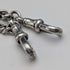 1920 British Antique Sterling Silver Double Albert Chain, 49g, Sterling Silver Medal Fob