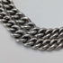 1920 British Antique Sterling Silver Double Albert Chain, 49g, Sterling Silver Medal Fob
