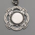 Circa 1930 British Vintage Sterling Silver Albert Chain, 38g, Sterling Silver Medal Fob