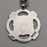 Circa 1930 British Vintage Sterling Silver Albert Chain, 38g, Sterling Silver Medal Fob