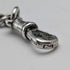 Circa 1930 British Vintage Sterling Silver Albert Chain, 38g, Sterling Silver Medal Fob