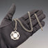 Circa 1930 British Vintage Sterling Silver Albert Chain, 38g, Sterling Silver Medal Fob