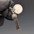 Circa 1897 British Antique Sterling Silver Albertina 25g Sterling Silver Tassel Fob