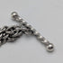 Circa 1897 British Antique Sterling Silver Albertina 25g Sterling Silver Tassel Fob