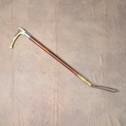 1913年 英国アンティーク 乗馬用ムチ ライディングクロップ アントラー 52cm