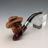 1901 British Antique Meersham Pipe by William Harrison, in case