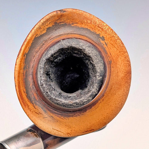 1901 British Antique Meersham Pipe by William Harrison, in case