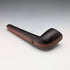 Antique British sterling silver meerschaum pipe in case