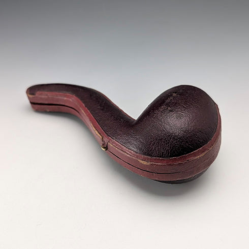 1898 British Antique Sterling Silver Estate Pipe, WH Newman Ltd, Case Included