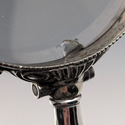 Circa 1900 British Antique Sterling Silver Handle Magnifying Glass