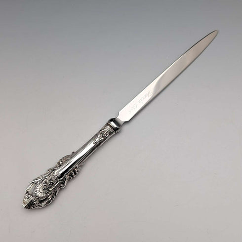1968年頃 米国ヴィンテージ 純銀製ハンドル レターオープナー ケース入 極美品 Wallace