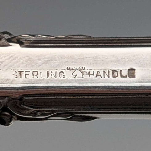 1968年頃 米国ヴィンテージ 純銀製ハンドル レターオープナー ケース入 極美品 Wallace