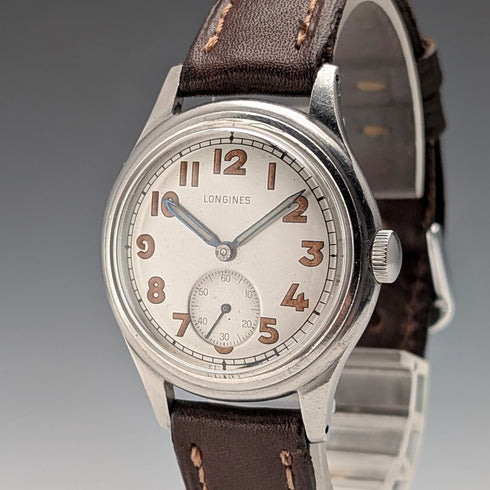 Circa 1942 Longines Military Men's Mechanical Wristwatch Cal. 23M, in good working order