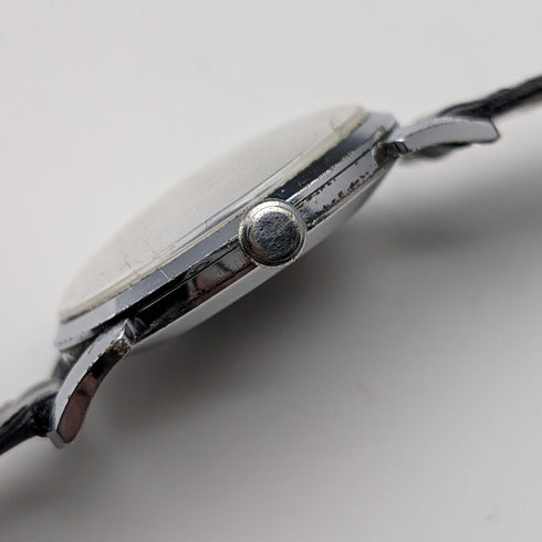 英國古董 JW Benson 男士機械腕錶,合金錶殼,15 鑽,走時良好