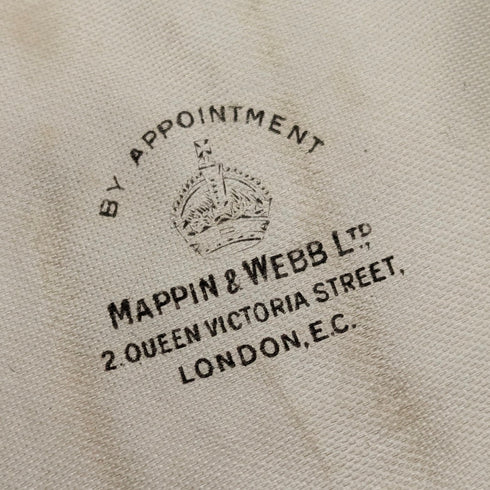 1932 British Vintage Sterling Silver Teaspoons, Set of 6, 88g, Mappin & Webb, in Case