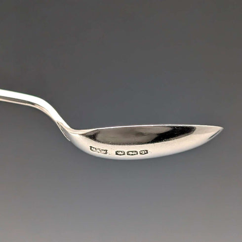 1932年 英国ヴィンテージ 純銀製ティースプーン6本セット 計88g Mappin&Webb ケース入