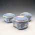 British Vintage Wedgwood Jasperware Bean-Shaped Box Trio