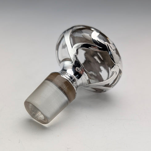 米国ヴィンテージ シルバーオーバーレイ パフュームボトル 香水瓶 アール・ヌーヴォー ALVIN