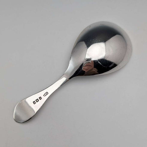 1905 British Antique Sterling Silver Tea Caddy Spoon, 14.2g, Levi & Salaman