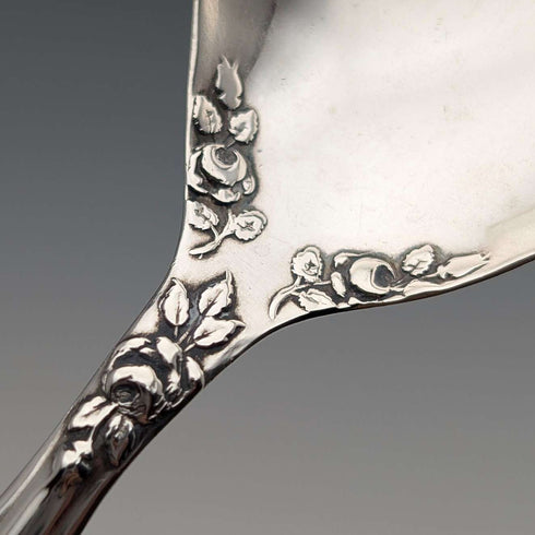 1905 British Antique Sterling Silver Tea Caddy Spoon, 14.2g, Levi & Salaman