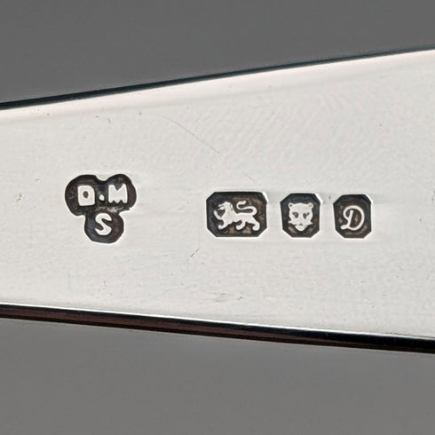 1978年 英国ヴィンテージ 純銀製 ティーキャディースプーン 14.2g Da-mar Silverware