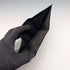1933 British Vintage Sterling Silver Tri-fold Wallet in Black Leather by B&T
