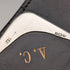 1933 British Vintage Sterling Silver Tri-fold Wallet in Black Leather by B&T