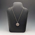 British Vintage Sterling Silver Ancient Roman Coin Replica Pendant with Sterling Silver Necklace, 28g Total