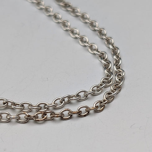 英國復古純銀古羅馬硬幣複製品吊墜,配純銀項鍊,總重28克