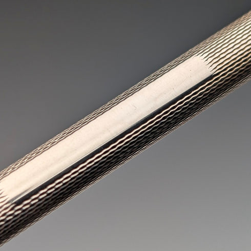 Vintage sterling silver small ballpoint pen in paper box