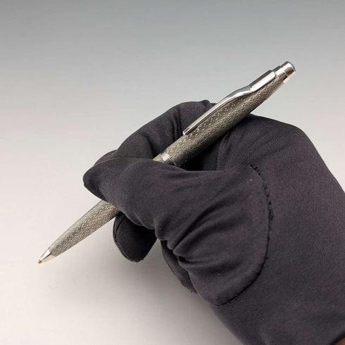 1977 British Vintage Sterling Silver Ballpoint Pen William Manton in Paper Box
