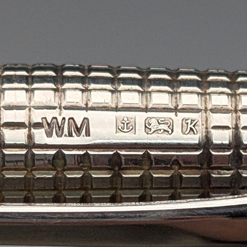 1984 British Vintage Sterling Silver Ballpoint Pen William Manton in Paper Box