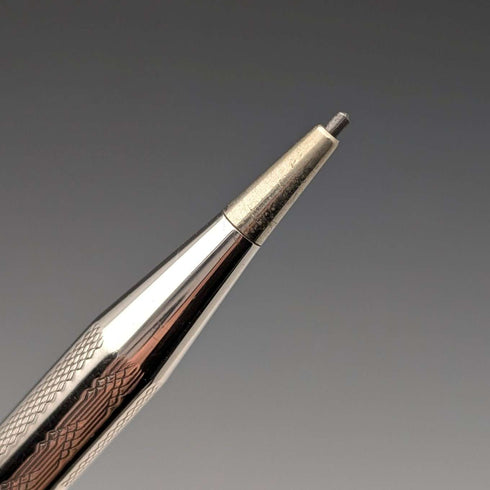 British Vintage Lifelong Sterling Silver Small Mechanical Pencil with Paper Box and Leaflet